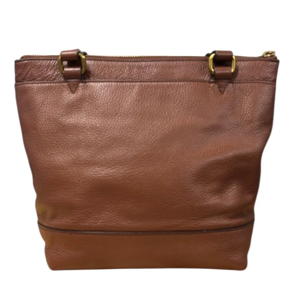 Fossil Gift Patchwork Leather Small Shopper Bag Tote Shoulder Purse 10